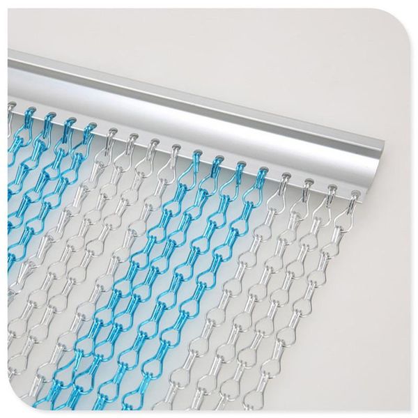 

curtain & drapes glossy aluminum hooks chain screen