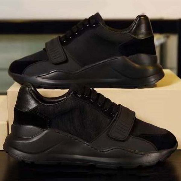 

new runaway low sneaker plaid pattern platform classic suede leather sports skateboarding outdoors shoes men women sneakers b200 07, Black