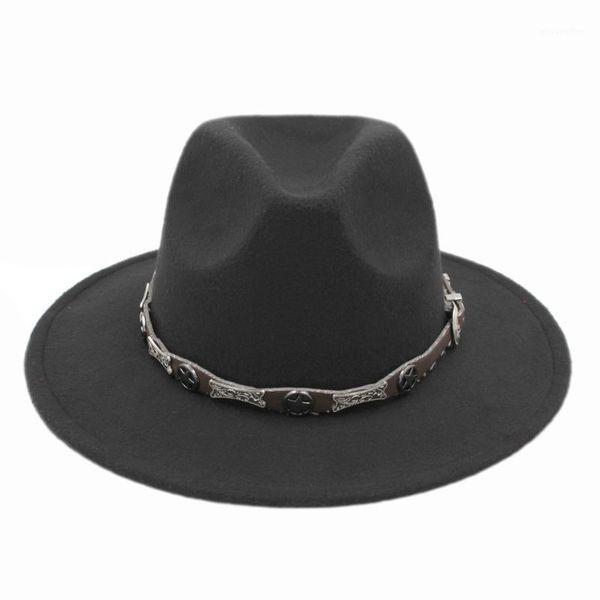 

mistdawn vintage men women ladies chapeu fedora hat stiff wide brim panama cap jazz trilby churh caps1, Blue;gray