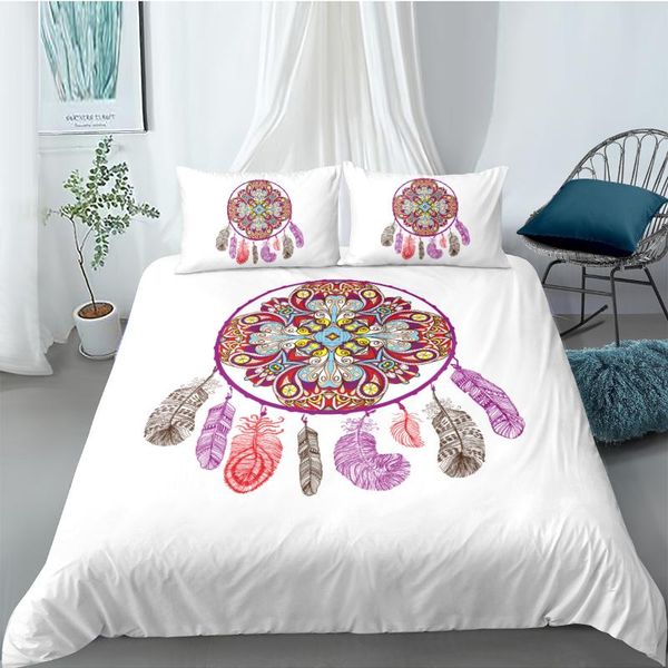 

bedding sets 3d bohemian duvet cover set comforther cases pillow covers double single full twin king size design white bedclothes
