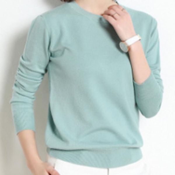 

ladies knitted sweater women pullovers knit jumper spring autumn basic women sweaters pullover soft slim fit knitwear female, White;black