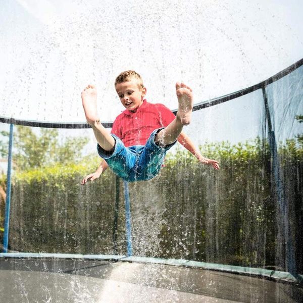 

walking balls summer water sprinkler trampoline outdoor garden games toy sprayer backyard park accessories 39 feet game1