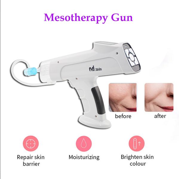 MESOGUN Anti envelhecimento Mesoterapia Arma Micro Agulha 5 Agulhas Dica Cartucho de Pressão Negativa para EZ Vácuo Mesmoterapia Injetor