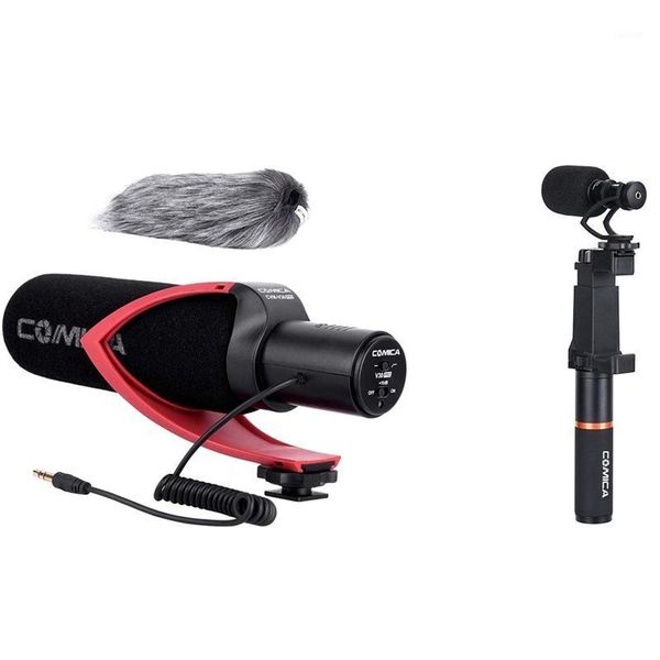 

microphones comica 1 pcs super-cardioid microphone with 3.5mm jack & set heart shape smartphone kit1