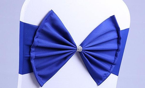 

fashion elastic organza chair covers sashes band wedding bow tie backs props bowknot spandex chairs sash buckles cover bbyfri sweet07