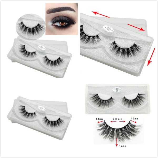 

wholesale 22 styles eyelashes fluffy 3d mink lashes natural faux mink eyelashes wholesale false eyelash make up fake lashes dhl