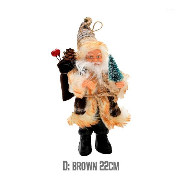 

christmas decorations santa claus doll figurine ornament scene baubles gifts1