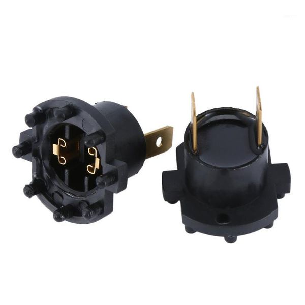 

a pair for 3 5 323 headlight bulb bases genuine for 2 de 3 323 bk bj headlamp socket h7 globe bulb holder1