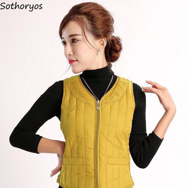 

vests women 2020 winter high elasticity all-match v-neck zippers womens waistcoats leisure pleated pockets ladies waistcoat chic1, Black;white