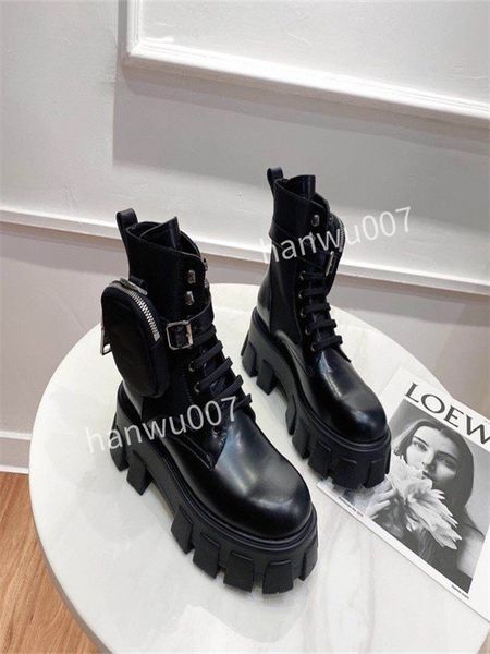 

2021 luxury brand women designer boots martin desert boo ts s flamingo love arrow medal 100% genuine leather thick winter shoes high heel ly, Black