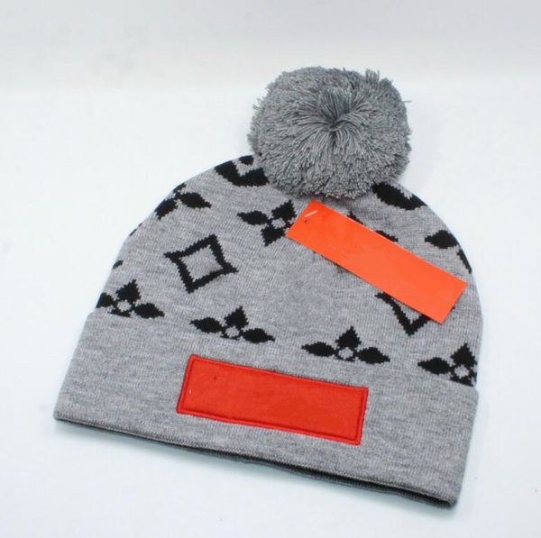

new brand knitted caps 4 colors fashion hats hip hop letter embroidered beanie winter caps, Blue;gray
