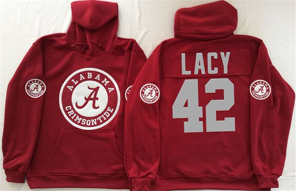 

mens custom alabama crimson tide football hoodie will anderson jr. chris braswell drew sanders demouy kennedy jase mcclellan alabama hoodie, Black