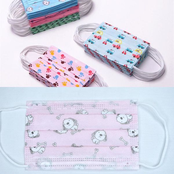 

kids cartoon child boys girls non-woven respirator disposable mouth mask anti pollution breatha snem8znv vxgl