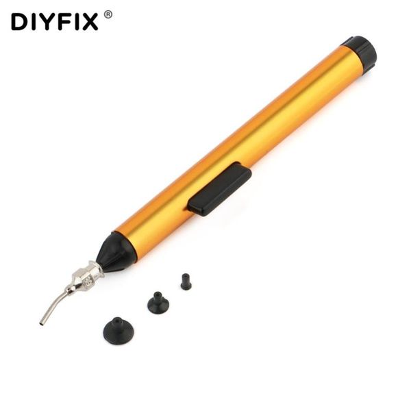 

professional hand tool sets diyfix ic smd vacuum sucking suction pen pick up remover 3 headers anti-static solder desoldering repair tools