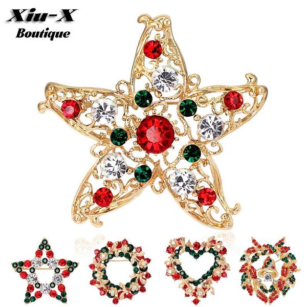 

christmas jewelry brooches for women girl christmas wreath star pins badges brooch christmas gifts for girls boys kids jllhxg yeah2010