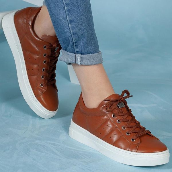 

quick tan genuine leather flat white bottom sports shoes, Black