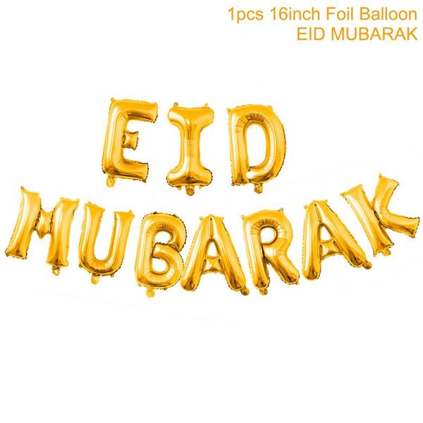 

fengreise eid mubarak decor ramadan украшение мусульманский хиджаб исламский декор мусульманский кулон золотой черный воздушный шар партия д