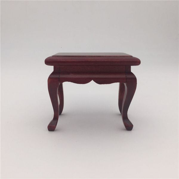 

1: 12dollhouse miniature furniture mahogany stool mahogany tea table handmade design crsm