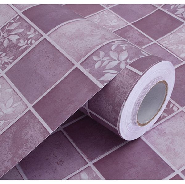 

0.6x5m бытовая кухня масляные наклейки водонепроницаемая плита кабинет ванная комната плитки старая мебель воспроизведенная сам клей обои f