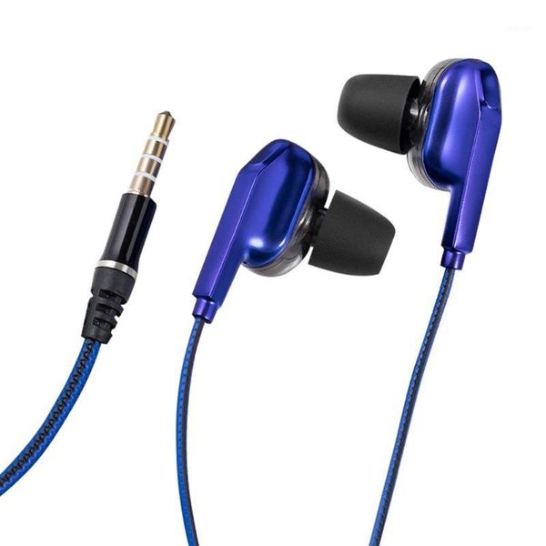 

gaming waterproof earphone 3.5mm wired in-ear dual moving coil hifi bass sport with microphone headset 5.01