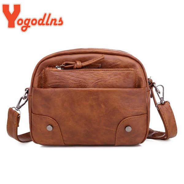 

yogodlns vintage shoulder bag women soft pu leather crossbody bag casual small sqaure fashion messenger 2021 new handbag