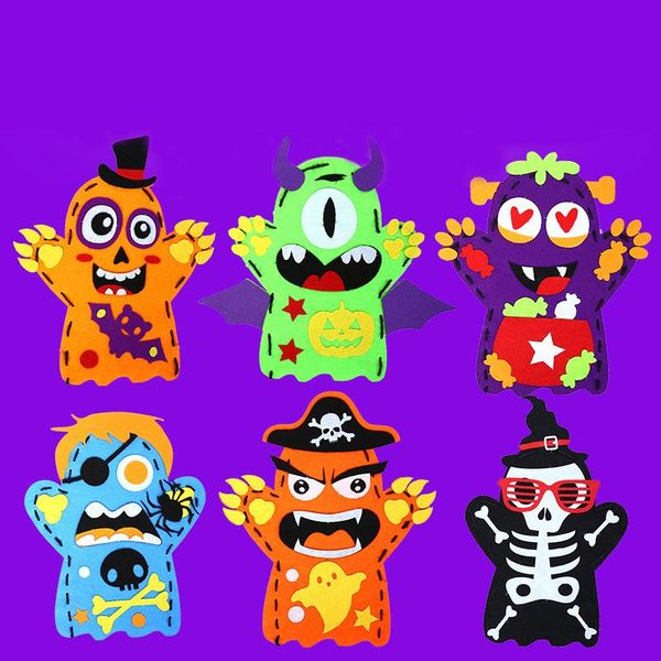 

kids festival pumpkin plush halloween monster hand puppet education toys halloween decoration kids festival items with price bbyhlo
