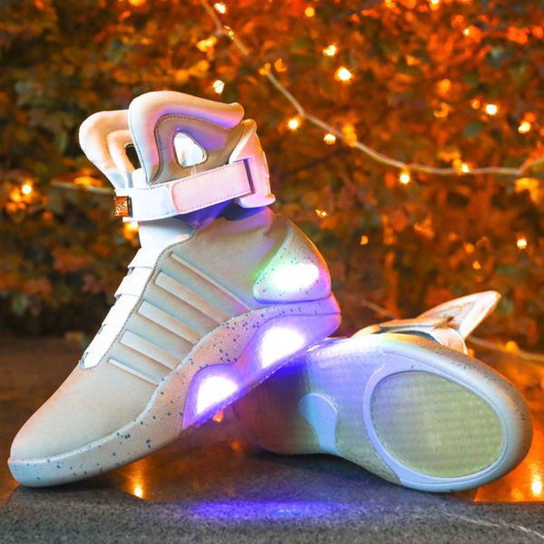 

summer new led 2020 colorful usb charging flash light parent child luminous shoknjo, Black;red