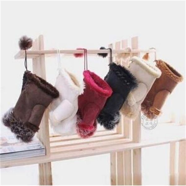 

girl hand fashion leather warm winter rabbit fur fingerless gloves