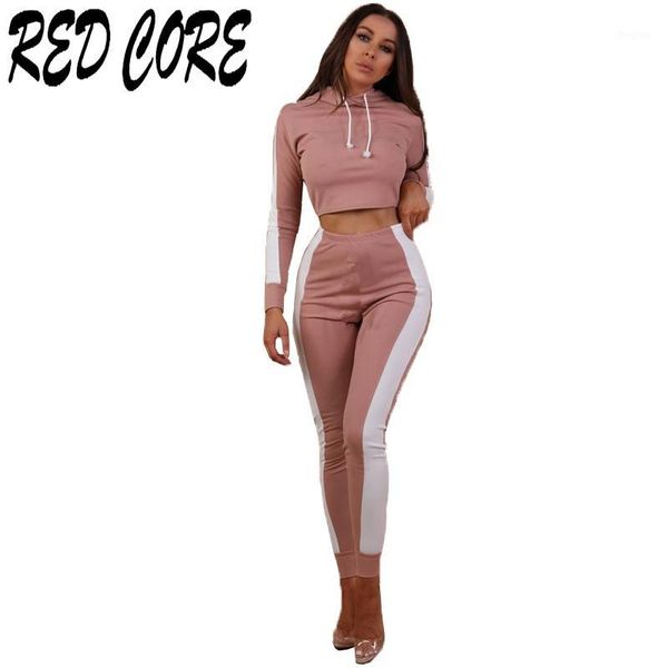 

redcore autumn hoodies women sweatshirts long sleeve 2 piece set +pants casual women's sets fashion pullover short s-xl1, Gray