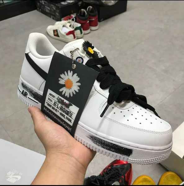 

2021 hand scrape peaceminusone para-noise 2.0 low white daisy running shoes for women mens 1s trainers outdoor sneakers size 36-45