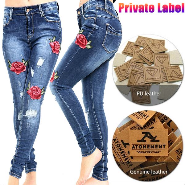 

example of private labeling we used to make--dont order this link - logo service for jeans legging wholesale good quality jeans, Blue
