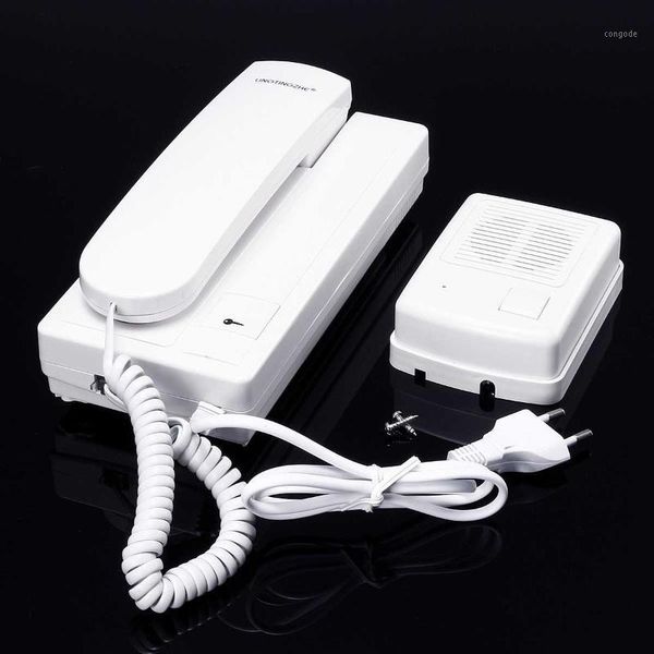 

12v audio intercom doorbell phone entry system kit for flats houses apartment access control lock household security supplies1
