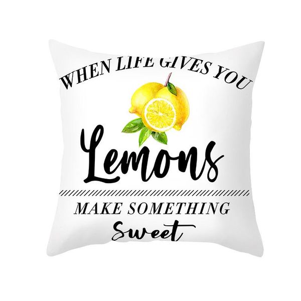 

single sided printed cushion cover 4545 yellow lemon pillowcase sofa cushions pillow cases pillow covers 0277 swy wmthxb