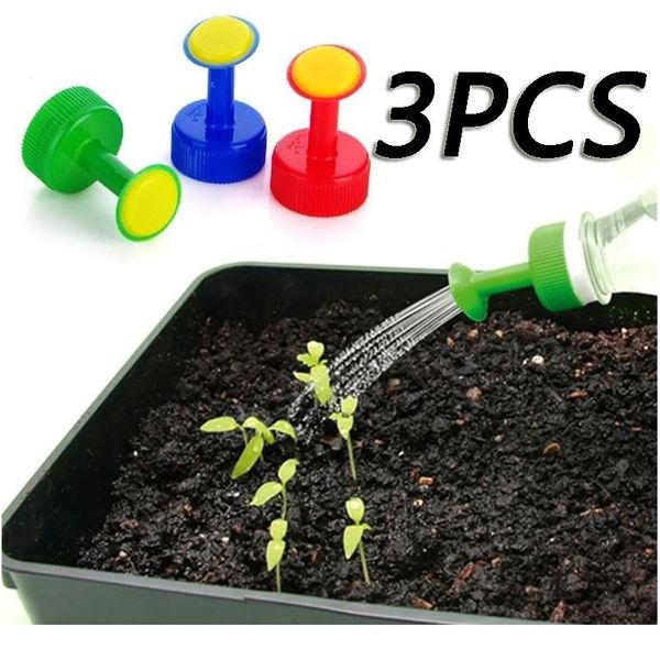 

3pcs gardening plant watering attachment spray-head soft drink bottle water can waterers seedling irrigation e wmtygt