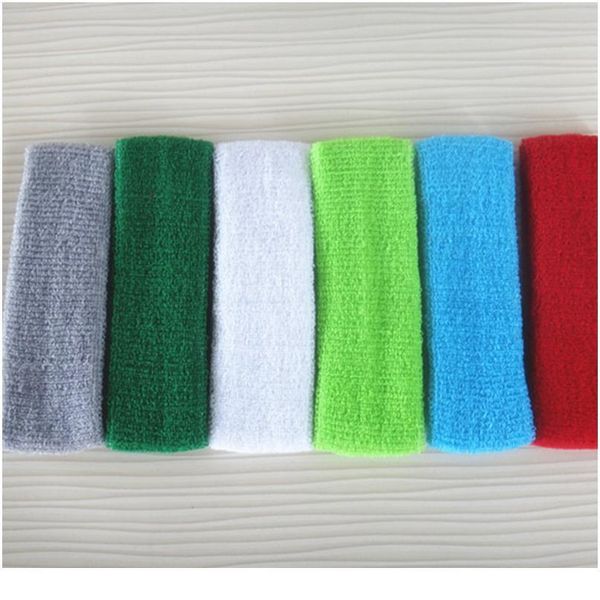 

1 pc solid color fold yoga headband nonslip elastic stretch hairband turban running headwrap wide sports acc jlljgr