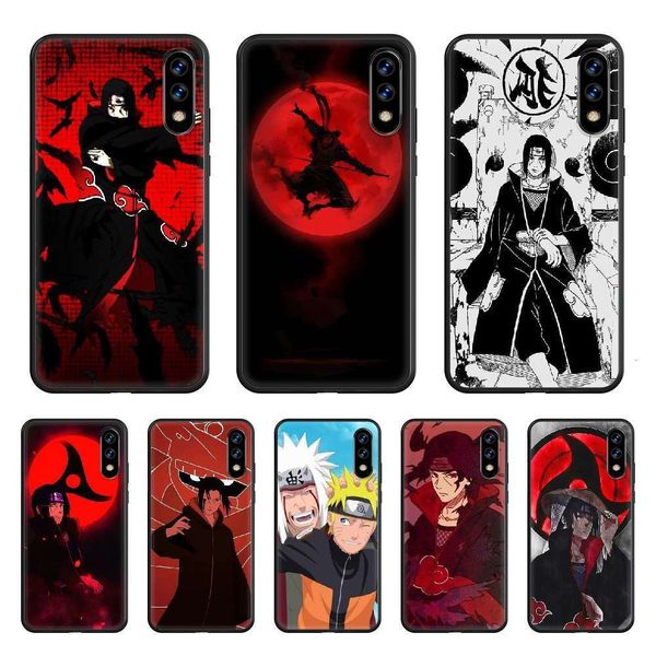 

1dwnaruto itachi mobile phone cover, huawei honorary helmet 7 8 9 10 20 a s x lite pro, art case, black back pa