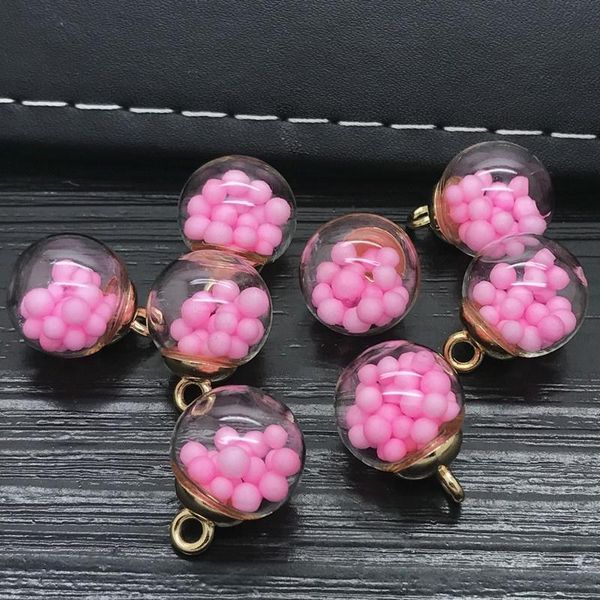 

новые 15 мм 8шт многофункциональные милые подвесные пены бусины цепи ожерелье женщины ювелирные изделия новый 15 мм лучший wmtndp bdegarden