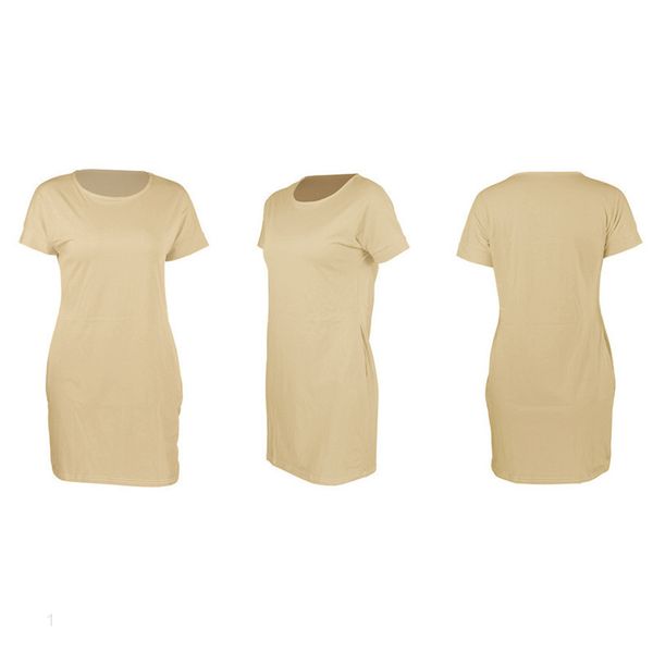 

womens casual dresses fashion dress round neck pullover loose women short sleeve brief qw66bj2ag8jes1, Black;gray