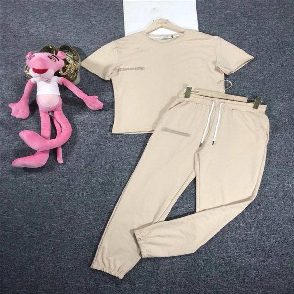 

women designers clothes 2020 new highest quality women two piece outfits fashion spring women tracksuit po02, Black