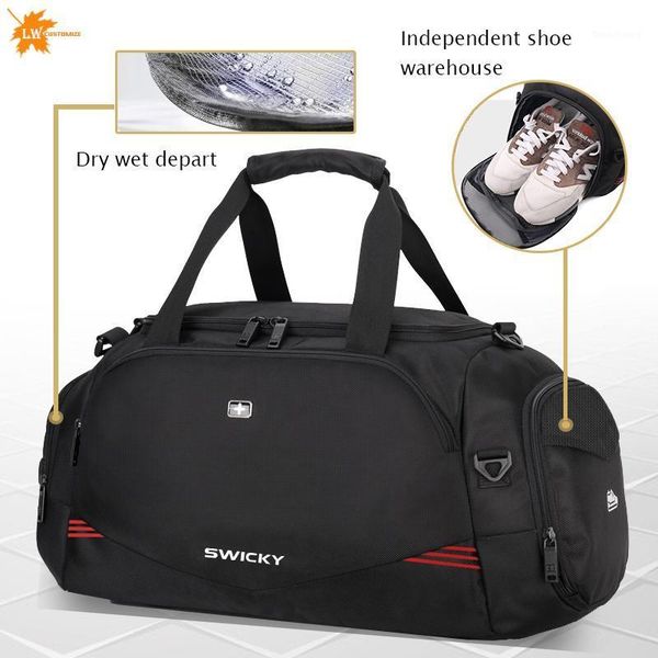 

customize men sport gym bag for training women yoga bag travel duffle sports swim big nylon weekend bags printed1