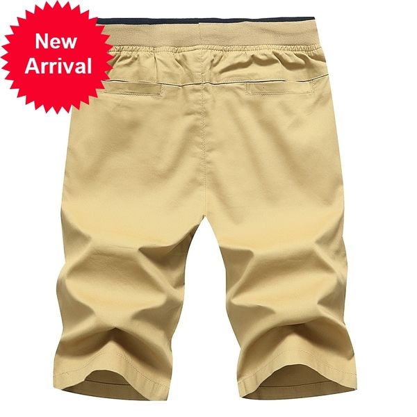 

from the 2021 men of summer cotton mode style short male solid shorts marked at quality knee height size 609 kj65, White;black