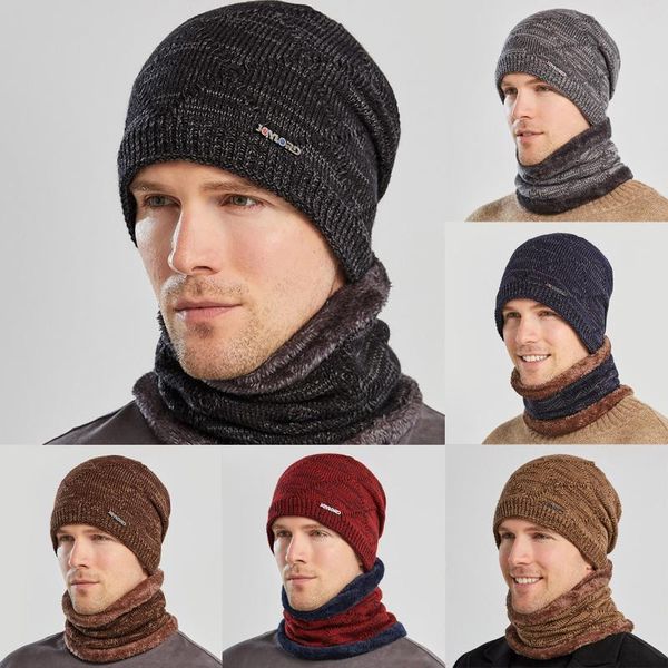 

beanies fashion beanie hats knitted warm winter hat thick soft stretch caps for men and women cycling windproof skullies