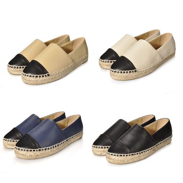 

fashion factory direct sale espadrilles women shoes brand real genuine leather loafers slip-on platform shoes big size 34-42, Black