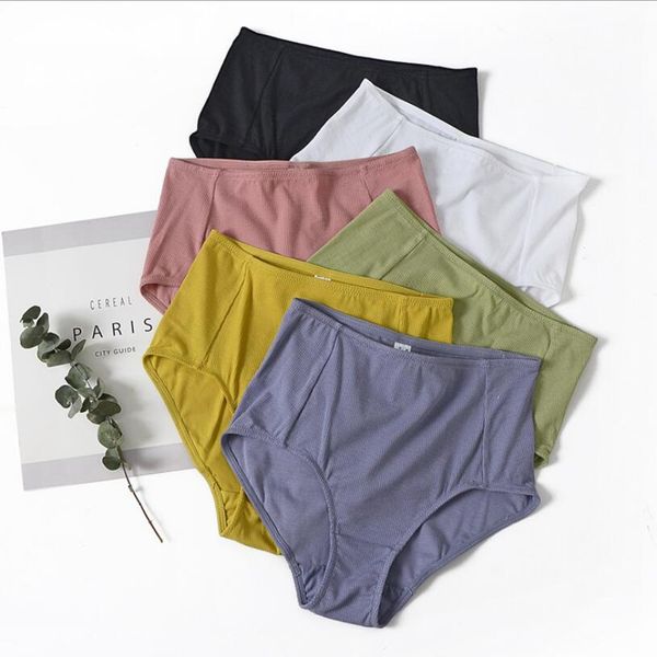 

new in cotton women's underwear soft panty girl solid color brief menstrual thicken period leak proof lingerie female sexy, Black;pink