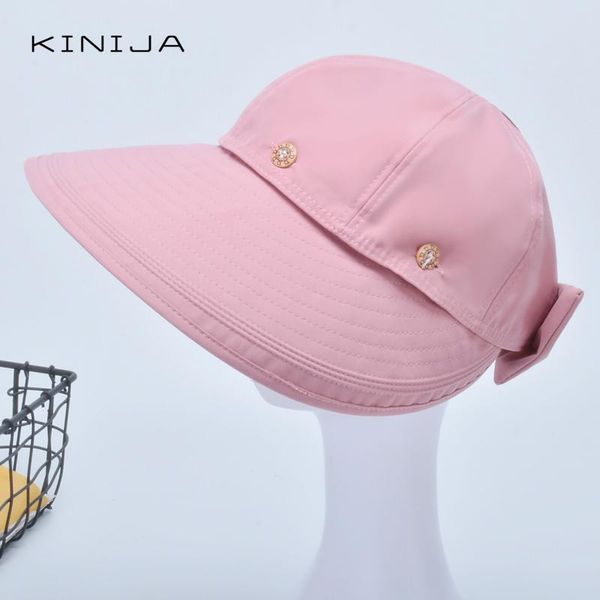 

multi color summer foldable two wearing sun hat outdoor uv protection windproof wide large brim hat beach cap empty to visor hat jllpmw