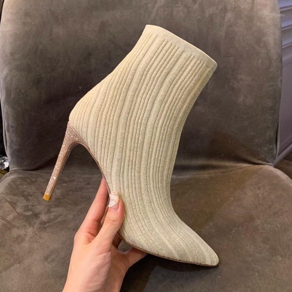 

2020 women fashion sexsy high heels black boots for women luxury designer brand leather winter boots handmade shoes1