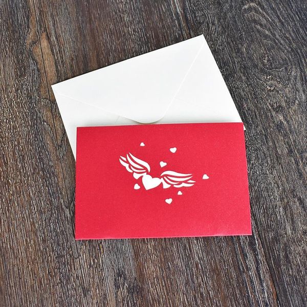 

10 count 3d heart shaped love pop up cards anniversary gifts card for wife husband valentines day card wedding invitation wmtgob