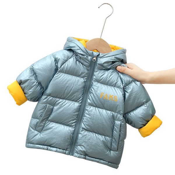 

off season children's down jacket boys and girls fall / winter 2020, Blue;gray