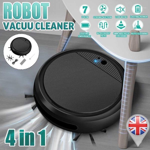 

smart robot vacuum cleaner 1800pa suction for thin carpet & hard floor cleaning usb recharge dry wet sweeping sterilize sweeper1