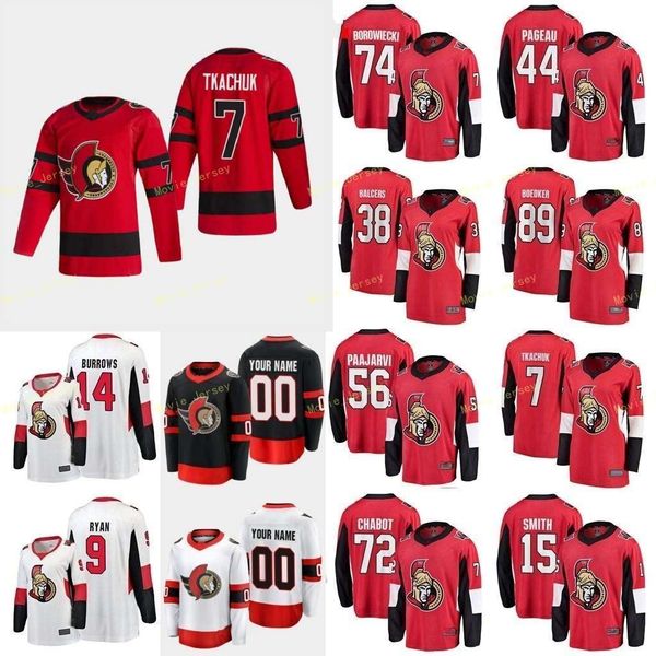 

2021 reverse retro ottawa senators jerseys hogberg marcus nilsson anders peca matthew reilly mike tierney chris men women custom stitched, Black;red